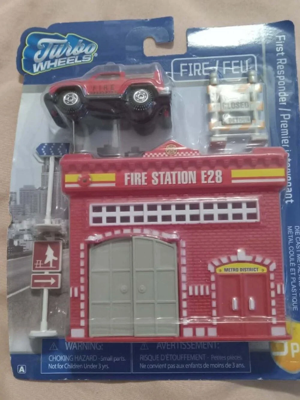 Turbo Wheels, Fire Station, Brand New, Sealed-